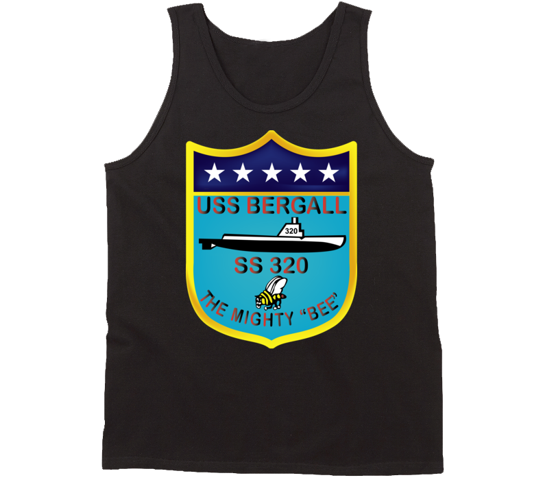 Navy - Uss Bergall (ss-320) Wo Txt Tanktop