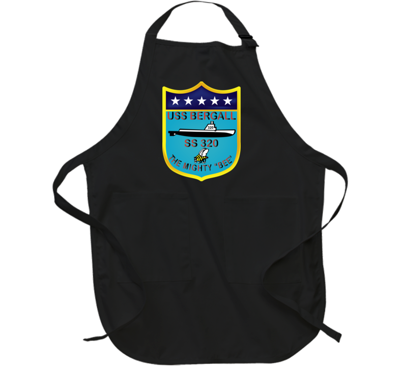 Navy - Uss Bergall (ss-320) Wo Txt Apron