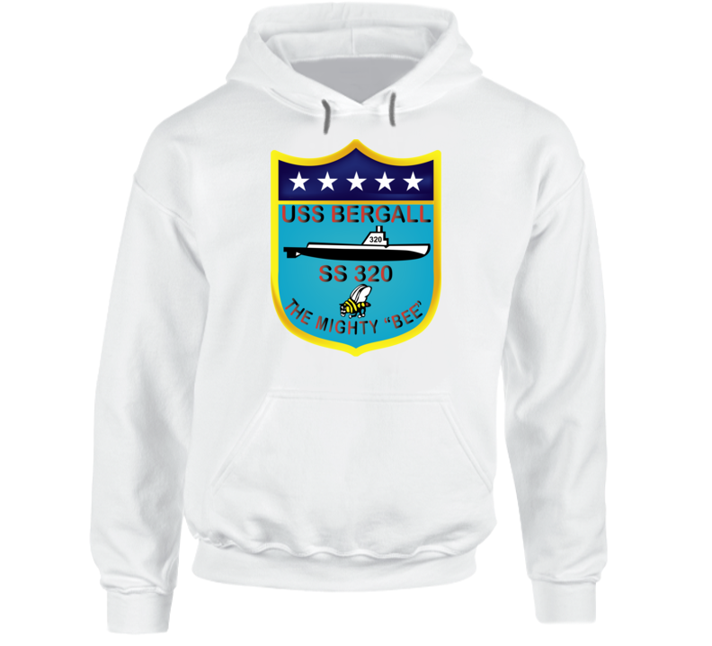 Navy - Uss Bergall (ss-320) Wo Txt Hoodie