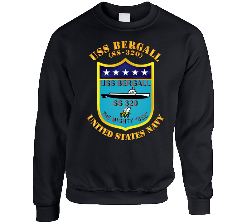 Navy - Uss Bergall (ss-320) Sweatshirt