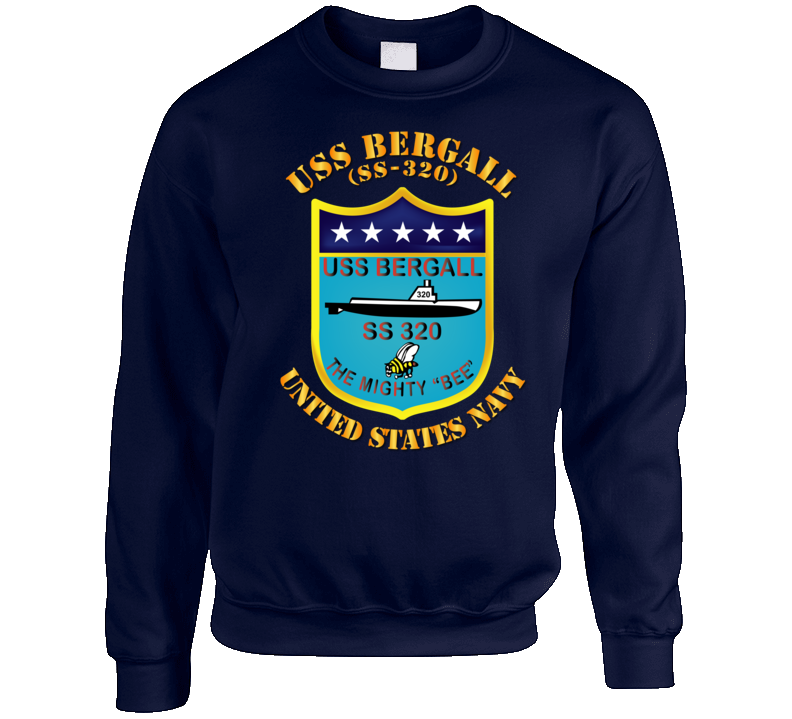 Navy - Uss Bergall (ss-320) Sweatshirt