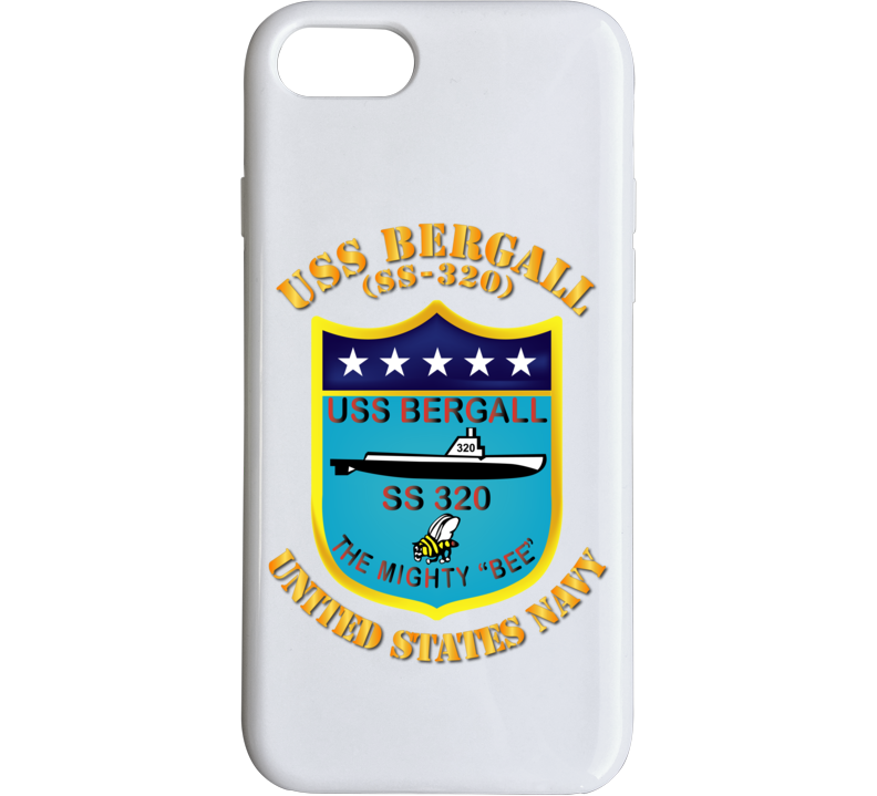 Navy - Uss Bergall (ss-320) Phone Case
