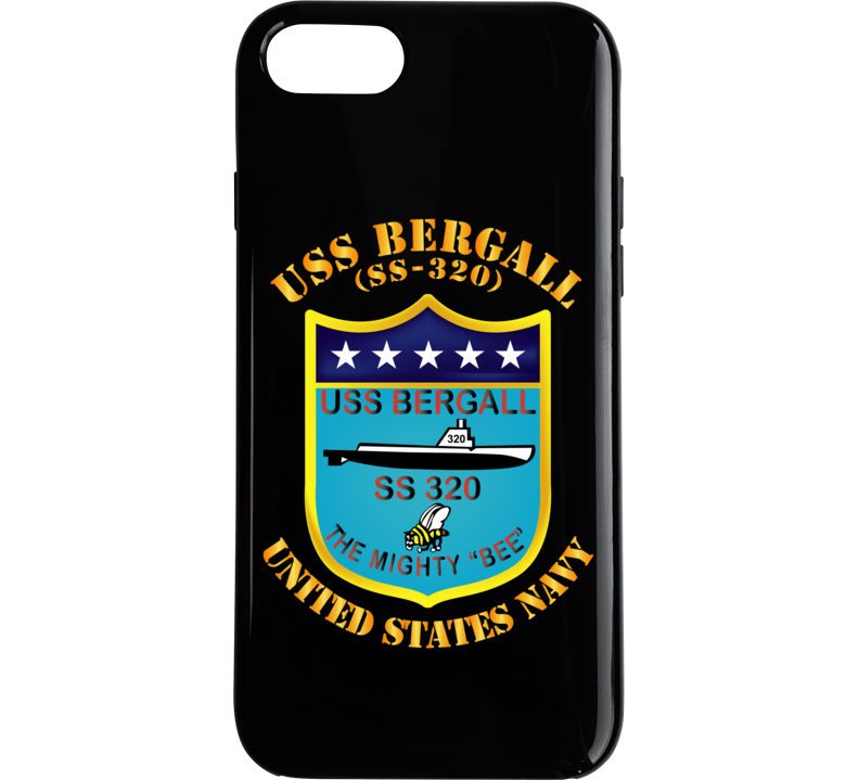 Navy - Uss Bergall (ss-320) Phone Case