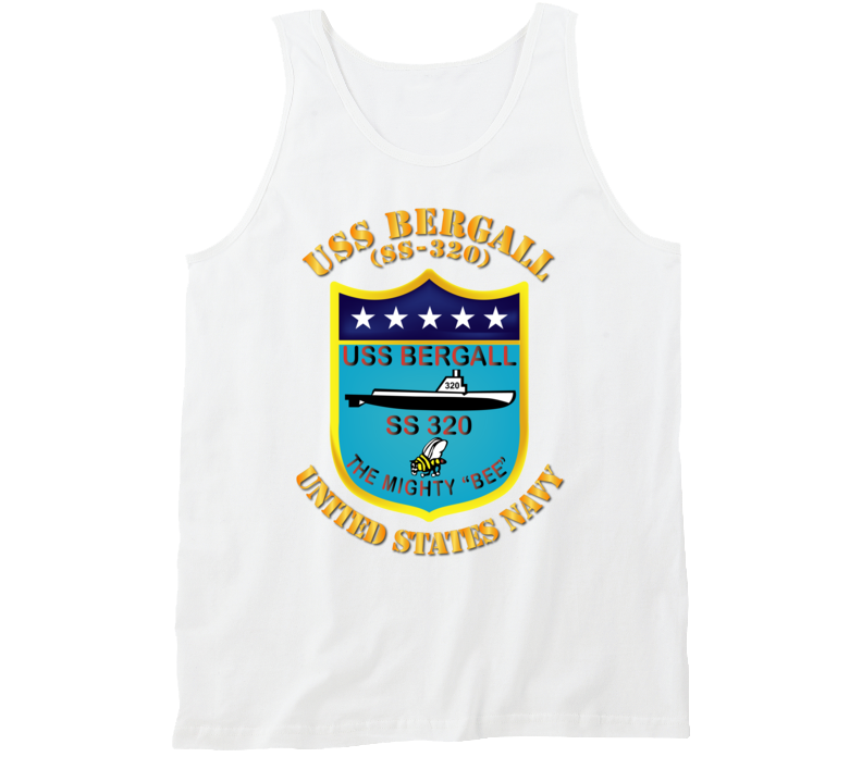 Navy - Uss Bergall (ss-320) Tanktop
