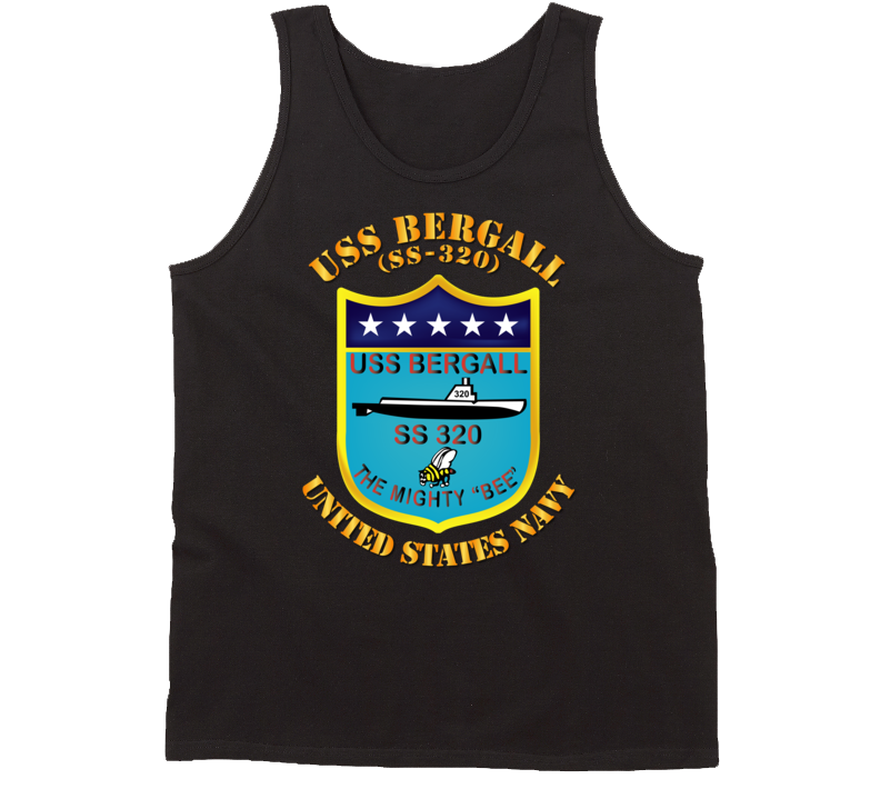 Navy - Uss Bergall (ss-320) Tanktop