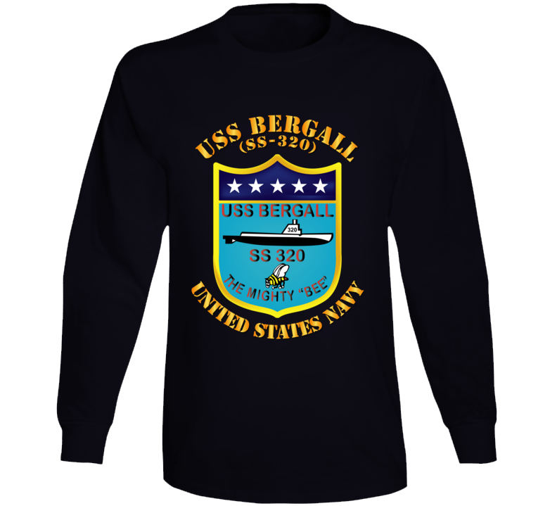 Navy - Uss Bergall (ss-320) Long Sleeve