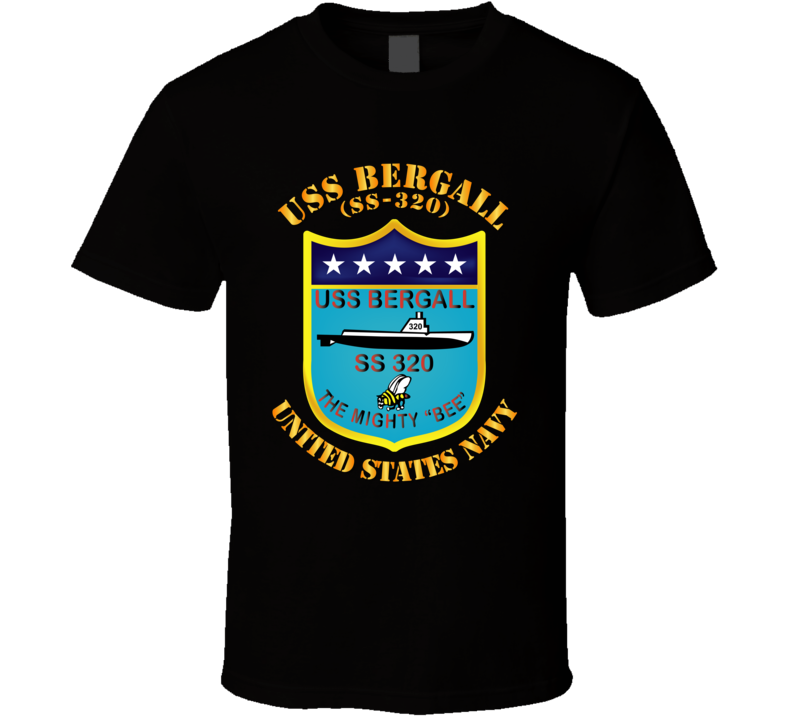 Navy - Uss Bergall (ss-320) T-shirt