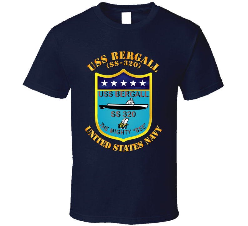 Navy - Uss Bergall (ss-320) T-shirt