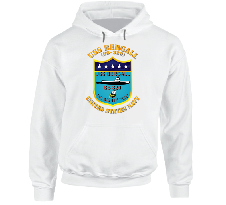 Navy - Uss Bergall (ss-320) Hoodie
