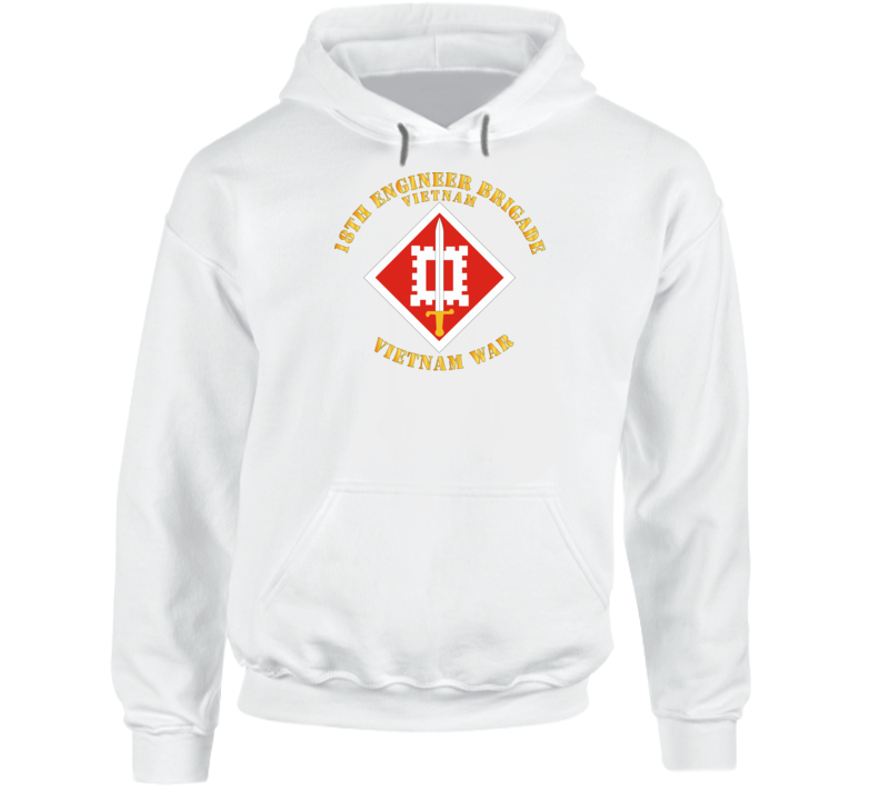 Army - 18th Engineer Brigade Vietnam  - Vietnam War - Hoodie