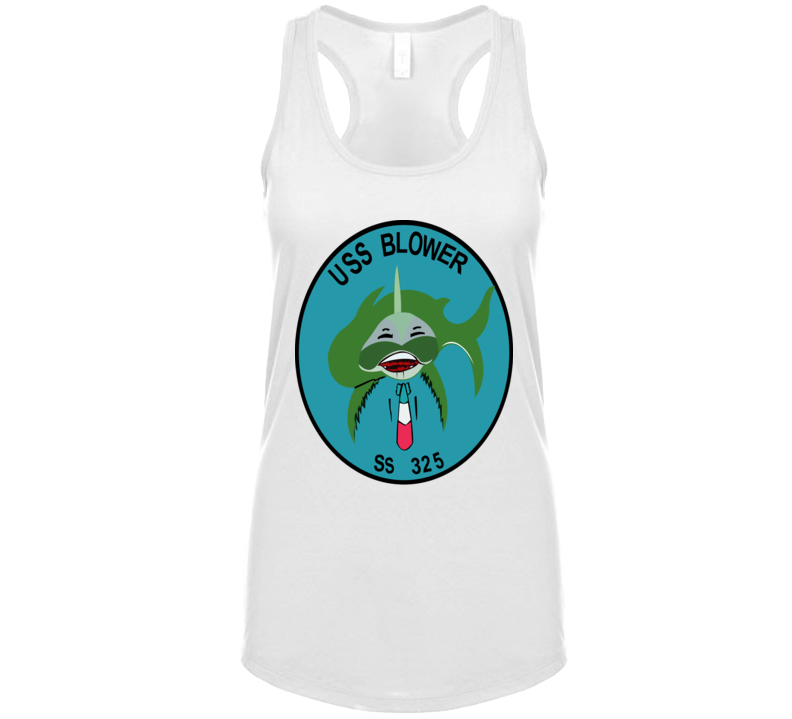 Navy - Uss Blower (ss-325) Wo Txt Ladies Tanktop T Shirt