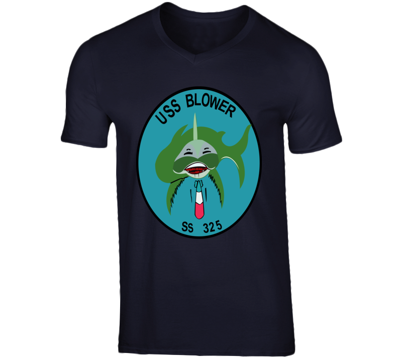 Navy - Uss Blower (ss-325) Wo Txt V-neck T Shirt