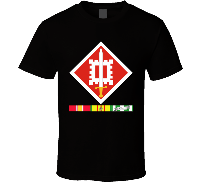 Army - 18th Engineer Brigade Vietnam - Vietnam War W Svc Wo Txt - T-shirt