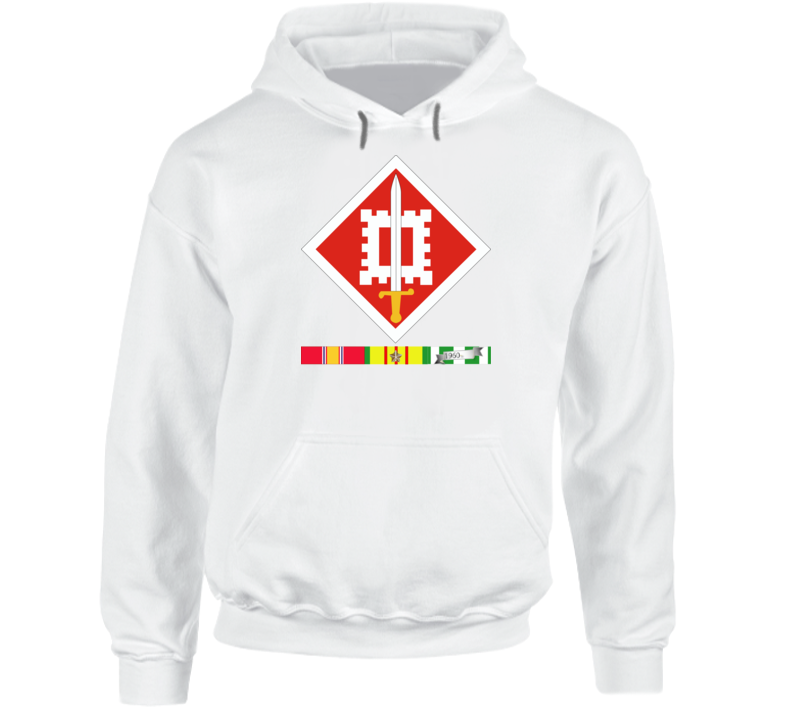Army - 18th Engineer Brigade Vietnam - Vietnam War W Svc Wo Txt - Hoodie
