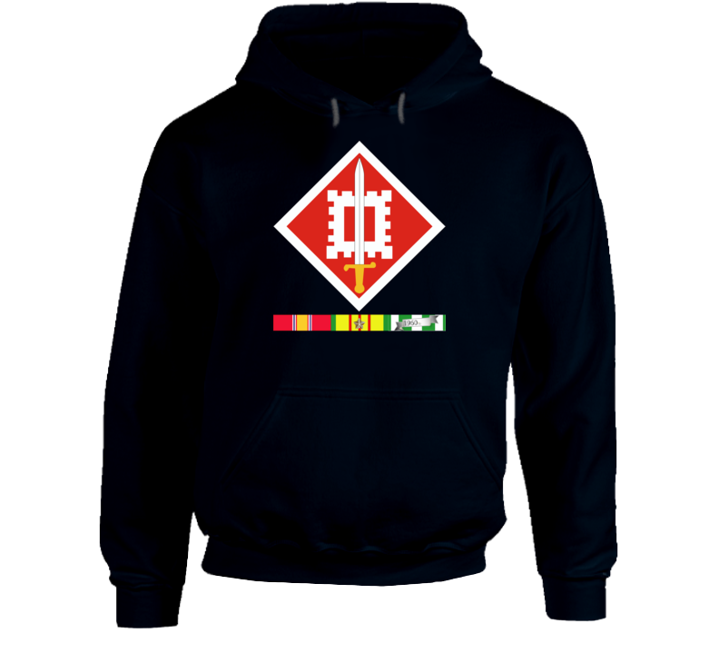 Army - 18th Engineer Brigade Vietnam - Vietnam War W Svc Wo Txt - Hoodie