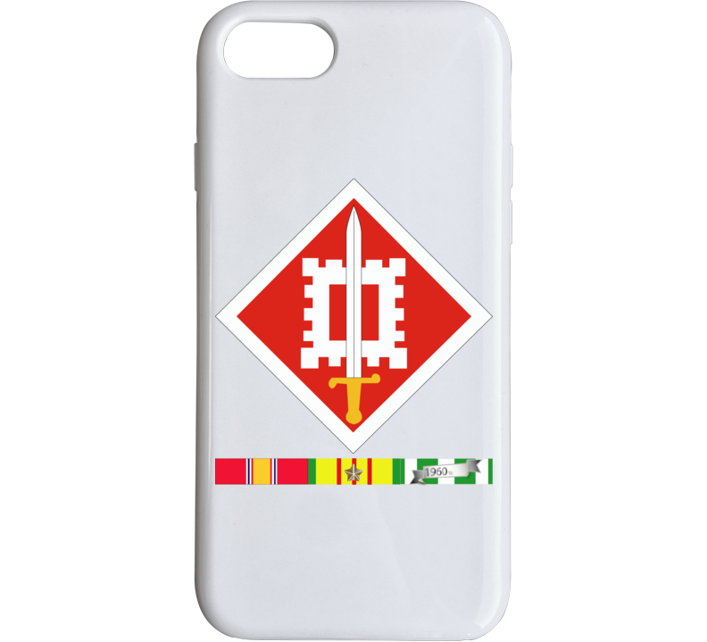 Army - 18th Engineer Brigade Vietnam - Vietnam War W Svc Wo Txt - Phone Case