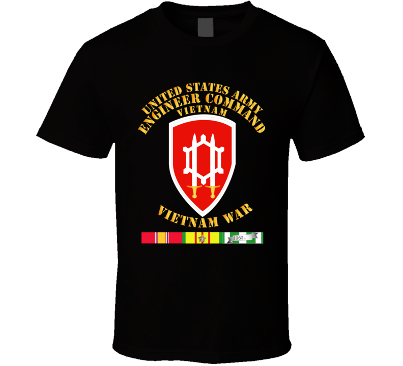 Army - Us Army Eng Cmd Vietnam - Vietnam War  W Svc T-shirt