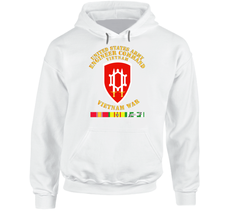 Army - Us Army Eng Cmd Vietnam - Vietnam War  W Svc Hoodie