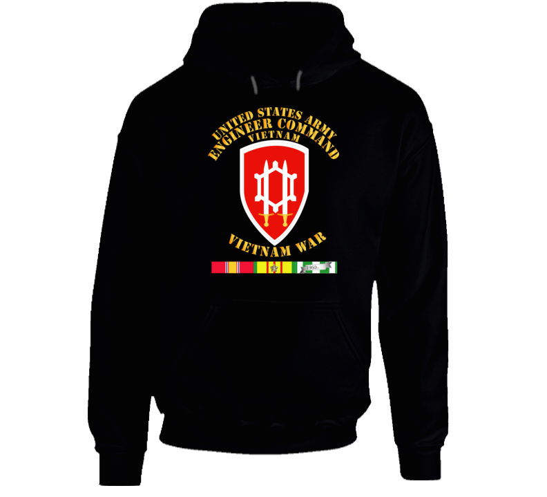 Army - Us Army Eng Cmd Vietnam - Vietnam War  W Svc Hoodie