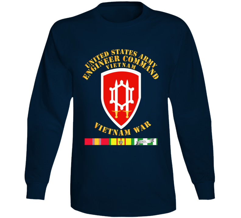 Army - Us Army Eng Cmd Vietnam - Vietnam War  W Svc Long Sleeve