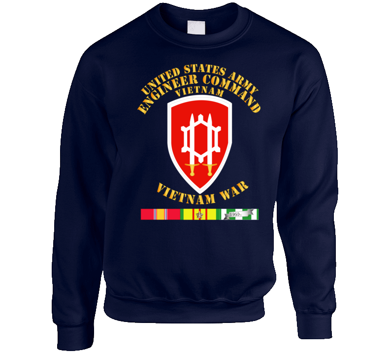 Army - Us Army Eng Cmd Vietnam - Vietnam War  W Svc Sweat Shirt