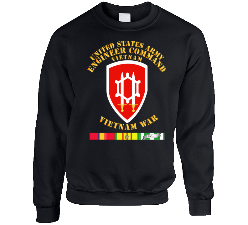 Army - Us Army Eng Cmd Vietnam - Vietnam War  W Svc Sweat Shirt