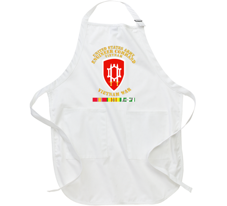 Army - Us Army Eng Cmd Vietnam - Vietnam War  W Svc Apron