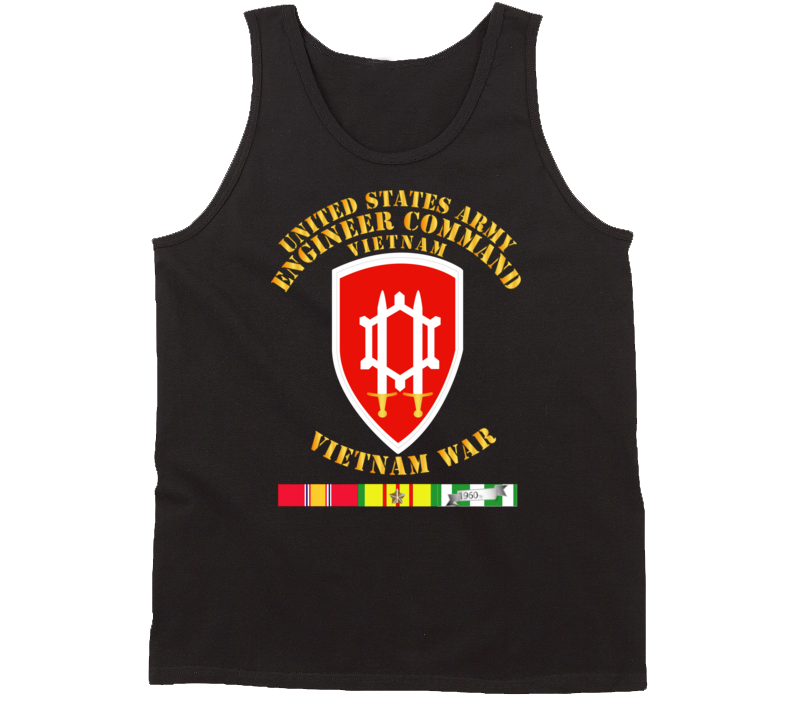 Army - Us Army Eng Cmd Vietnam - Vietnam War  W Svc Tanktop