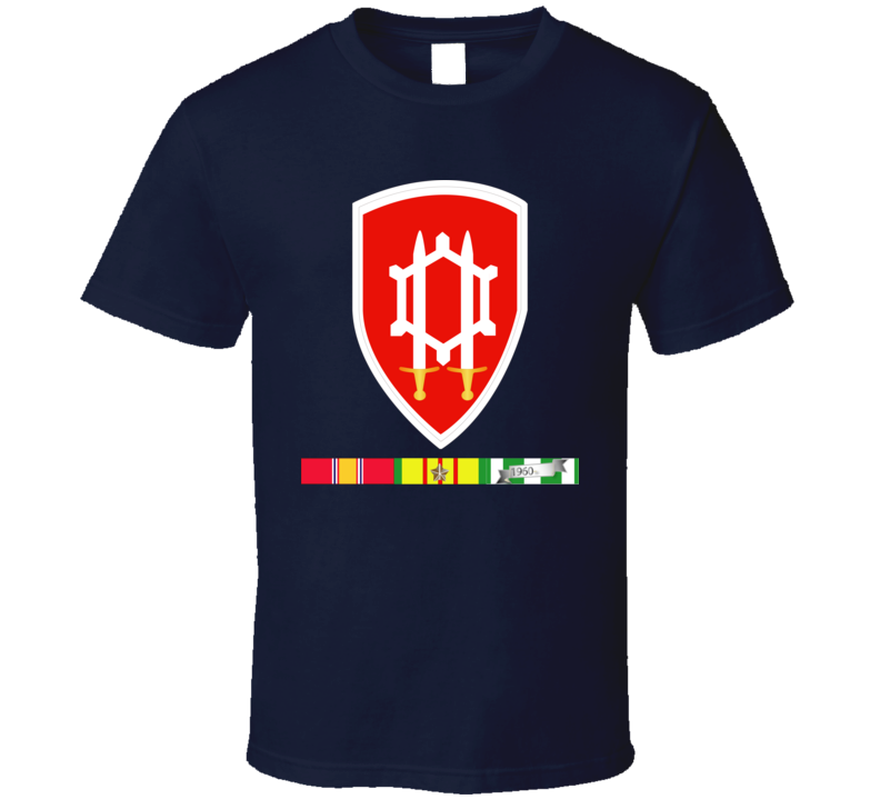 Army - Us Army Eng Cmd Vietnam - Vietnam War W Svc Wo Txt T Shirt