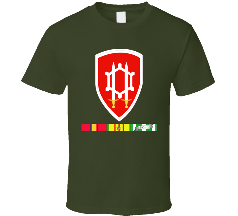 Army - Us Army Eng Cmd Vietnam - Vietnam War W Svc Wo Txt T Shirt