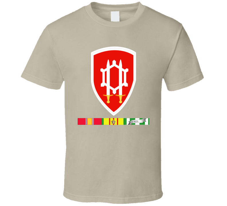 Army - Us Army Eng Cmd Vietnam - Vietnam War W Svc Wo Txt T Shirt