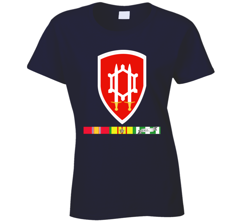 Army - Us Army Eng Cmd Vietnam - Vietnam War W Svc Wo Txt T Shirt