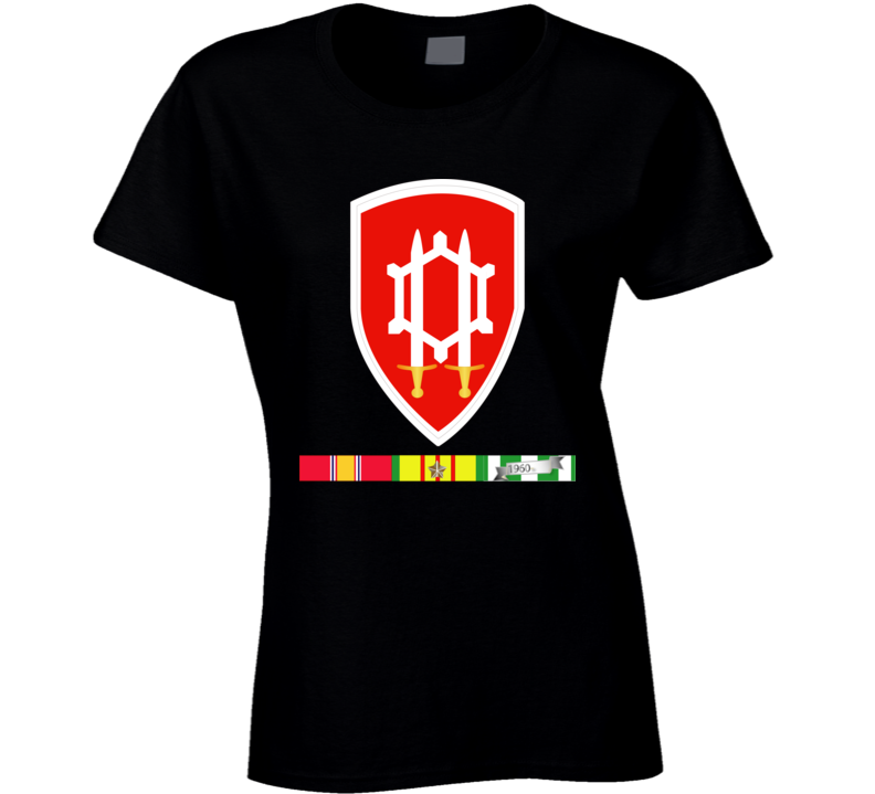 Army - Us Army Eng Cmd Vietnam - Vietnam War W Svc Wo Txt T Shirt