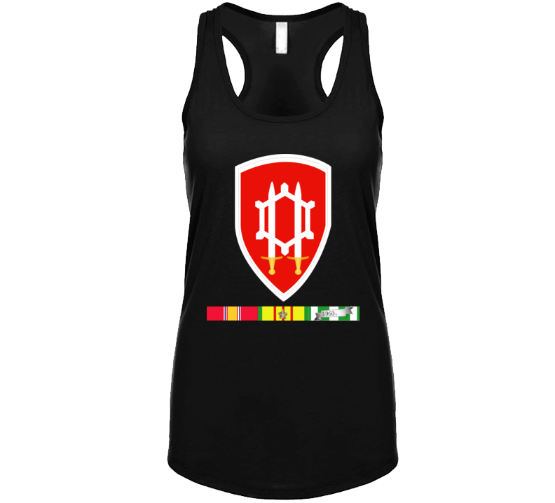 Army - Us Army Eng Cmd Vietnam - Vietnam War W Svc Wo Txt Ladies Tanktop