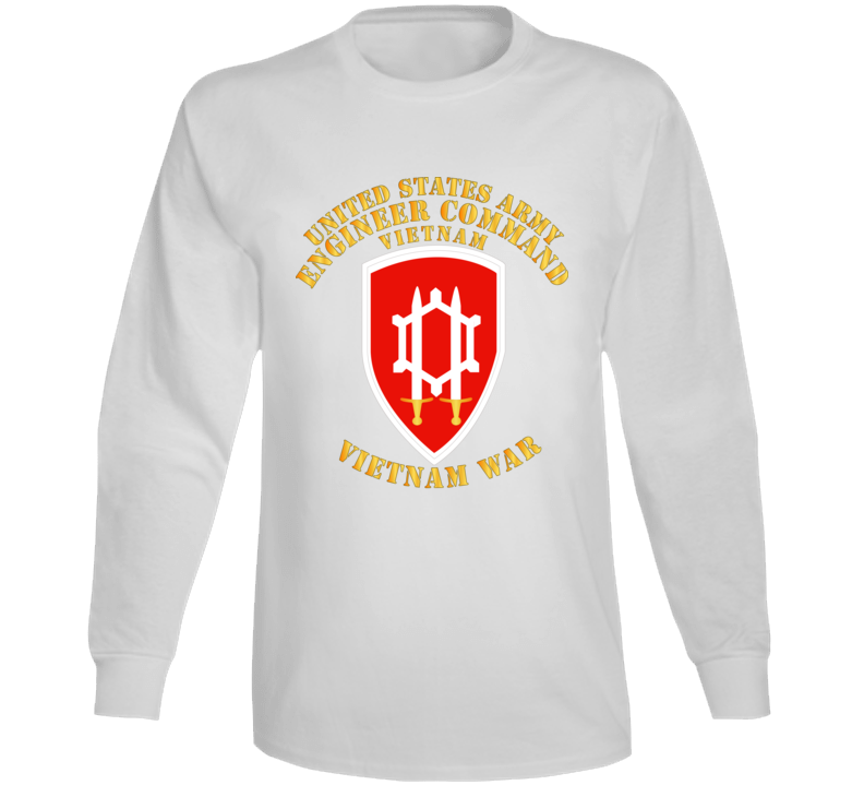 Army - Us Army Eng Cmd Vietnam - Vietnam War Long Sleeve