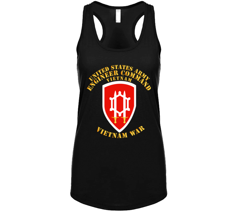 Army - Us Army Eng Cmd Vietnam - Vietnam War Ladies Tanktop