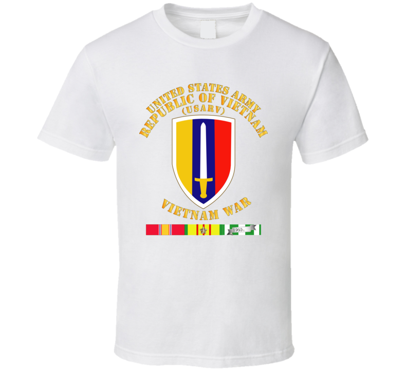 Army - Us Army Vietnam - Usarv - Vietnam War W Svc T Shirt