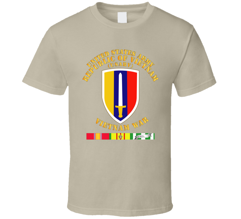 Army - Us Army Vietnam - Usarv - Vietnam War W Svc T Shirt