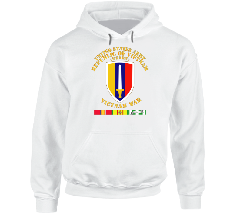Army - Us Army Vietnam - Usarv - Vietnam War W Svc Hoodie