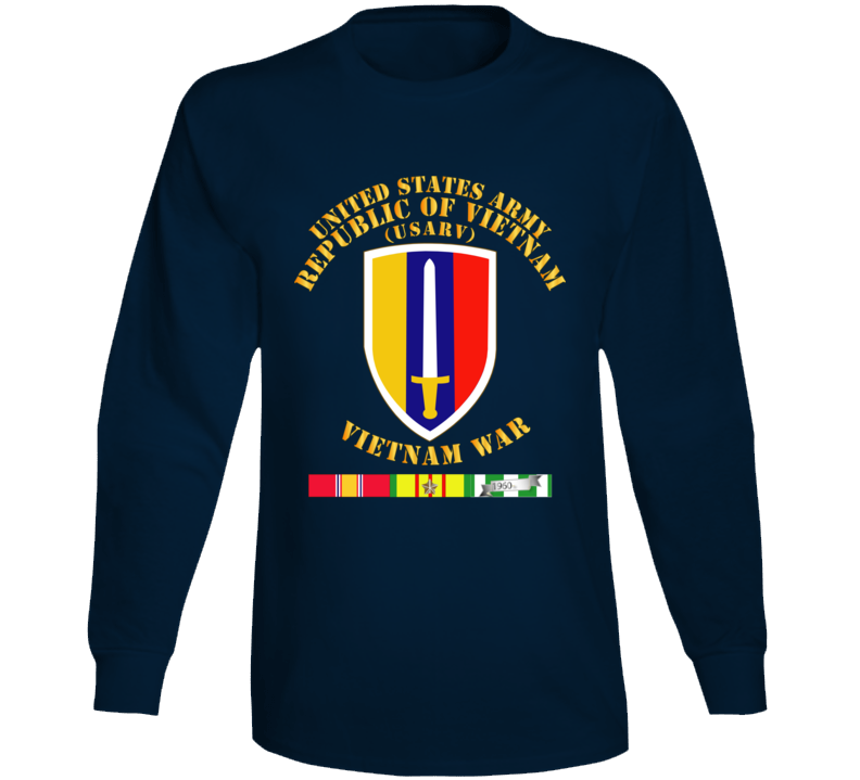 Army - Us Army Vietnam - Usarv - Vietnam War W Svc Long Sleeve