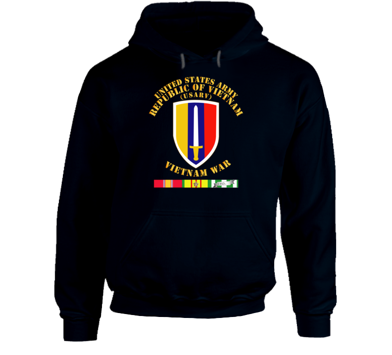 Army - Us Army Vietnam - Usarv - Vietnam War W Svc Hoodie