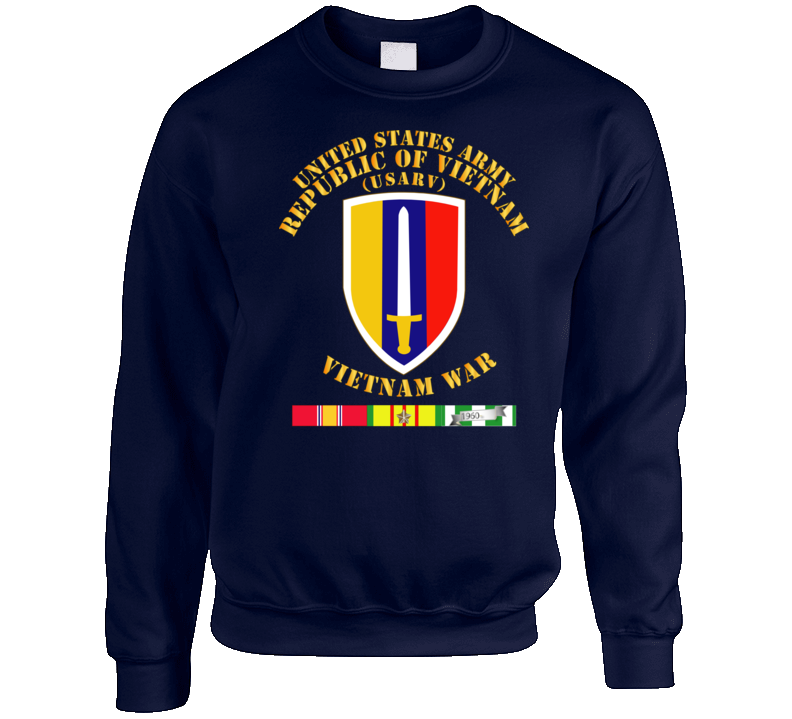 Army - Us Army Vietnam - Usarv - Vietnam War W Svc Sweat Shirt