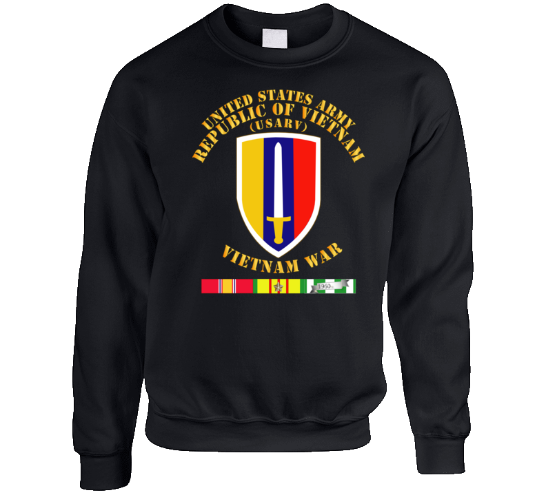 Army - Us Army Vietnam - Usarv - Vietnam War W Svc Sweat Shirt