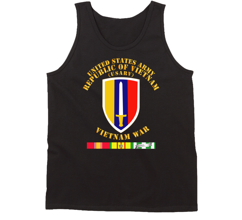 Army - Us Army Vietnam - Usarv - Vietnam War W Svc Tanktop