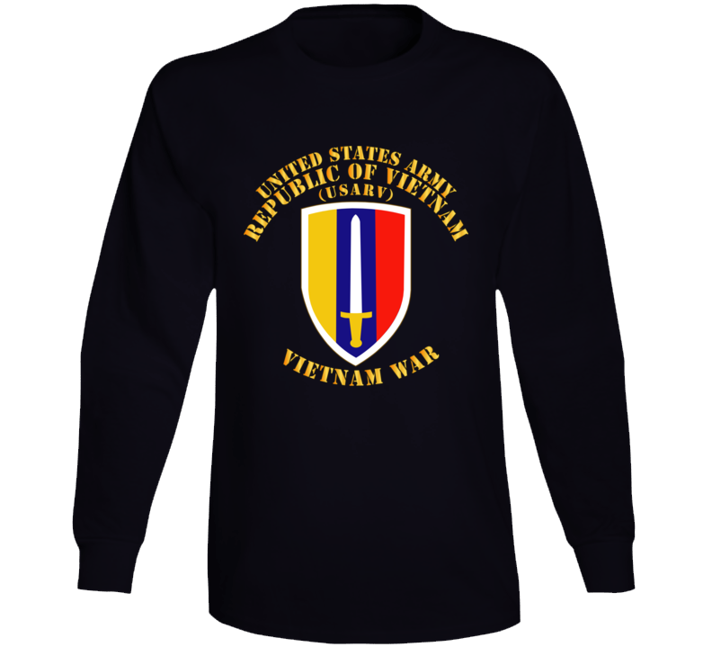 Army - Us Army Vietnam - Usarv - Vietnam War Long Sleeve