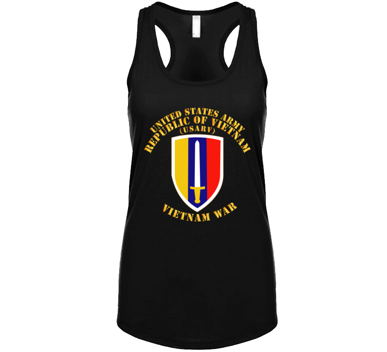 Army - Us Army Vietnam - Usarv - Vietnam War Ladies Tanktop