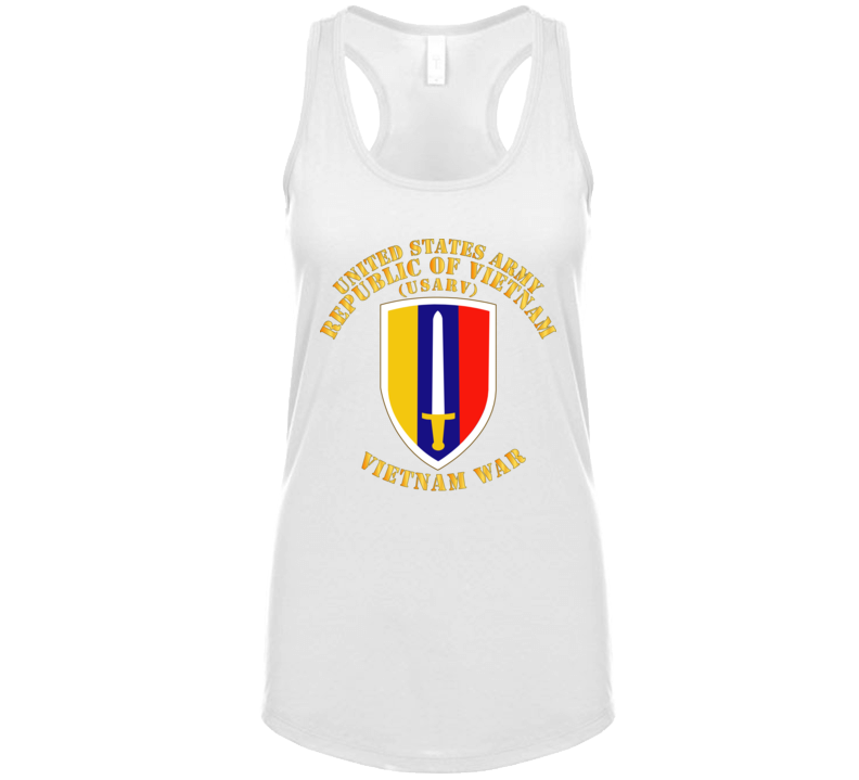 Army - Us Army Vietnam - Usarv - Vietnam War Ladies Tanktop