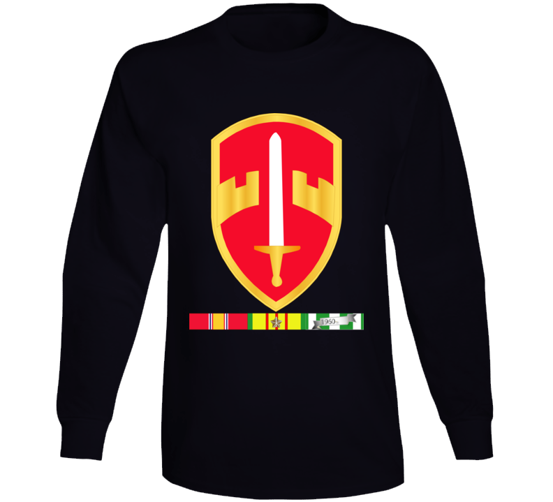 Army - Military Assistance Cmd - Vietnam - Macv - Vietnam War W Svc Wo Txt Long Sleeve