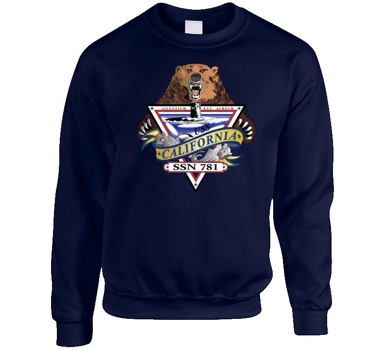 Navy - Uss California (ssn-781) Wo Txt Sweatshirt T Shirt