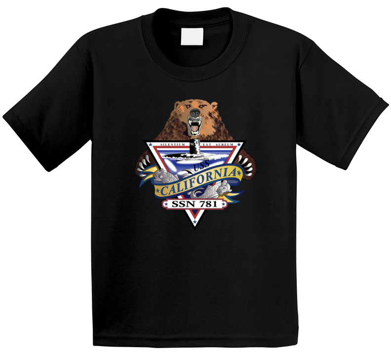 Navy - Uss California (ssn-781) Wo Txt Kids T Shirt
